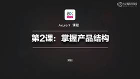 掌握产品结构