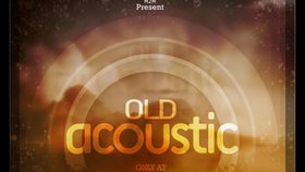 Ps--OLD Acoustic海报制作