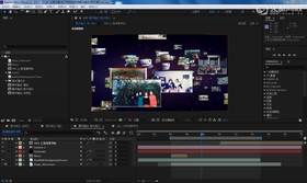 61--AE粒子照片墙片头制作