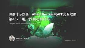 讲解为用户界面怎样添加关键帧,制作效果出现用户头像及用户名称旋转弹出的动画效果