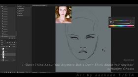 Photoshop,绘画,白眼