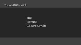 音频驱动