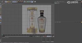 酒盒上盖&中间模型制作