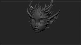 Zbrush--ELF girl