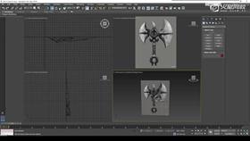 3.4 兽人战斧三叉戟制作 03