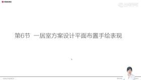 06一居室方案设计平面布置手绘表现2